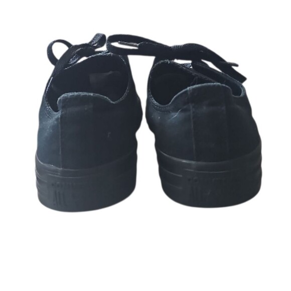 Monochromatic Black Low Ox Converse Sneakers Men’s Size 6 Casual Streetwear - Picture 9 of 12
